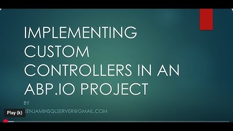 ABP Framework: When to Create Custom Controllers vs Auto-Generated APIs