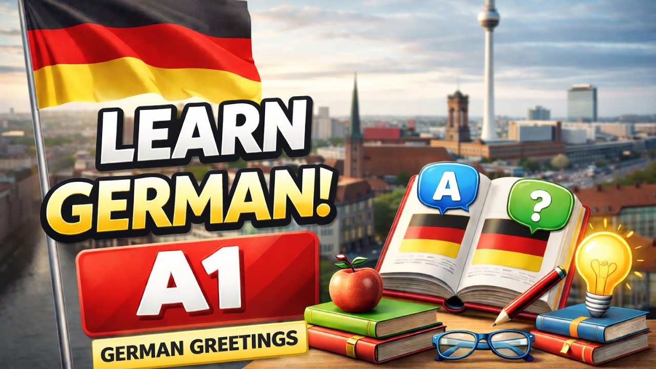 A1 | German greetings | lesson 1 basic greetings 🇩🇪 - YouTube