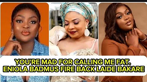 Eniola Badmus Fires Back at Laide Bakare for Calling Her Fat🥺