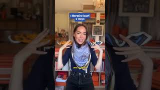 1 Hermès Scarf Styled 4 Ways