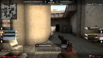 CS:GO - Competitive - Pistol Ace! (1v2 Clutch)