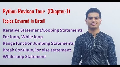 Python Revision Tour | Class 12 Computer Science with Python (Video 7)