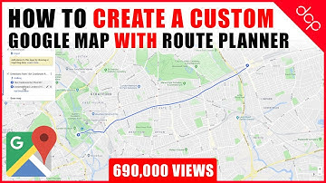 How to create a custom Google Map with Route Planner and Location Markers - [ Google Maps Tutorial ]