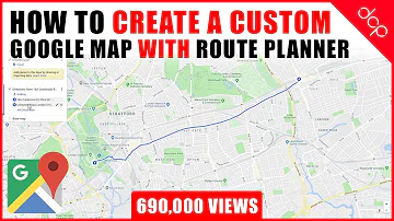 How do I create a route map in Excel?