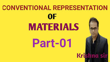 L-01|CONVENTIONAL REPRESENTATION OF MATERIALS IN ENGINEERING DRAWING| MACHINE |MechInfoKVsir  #TMC