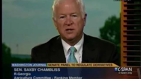 Chambliss on CSPAN's Washington Journal Speaking o...