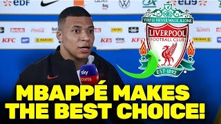 MBAPPÉ SURPRISES WITH LAST MINUTE DECISION! BOMBASTIC NEWS! LATEST NEWS ABOUT LIVERPOOL TRANSFER