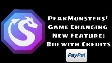Splinterlands PeakMonsters New Feature: Bid With Credits