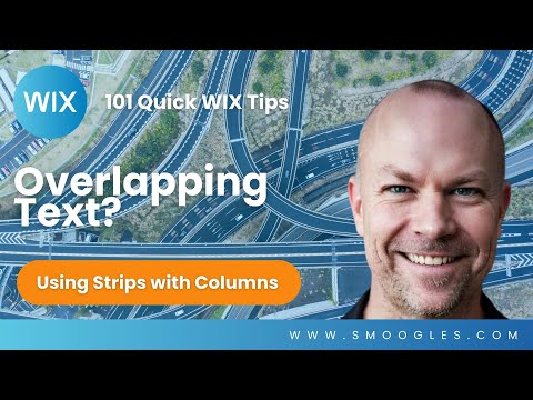 Is your text overlapping on your Wix website?
