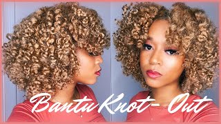 Bantu Knot Out on Dry Hair | I am in LOVE with the results