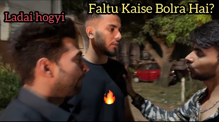 Goa Me Hui Ladai 😡