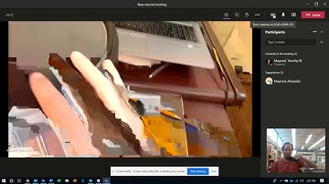 Using your phone as a doc cam in Teams