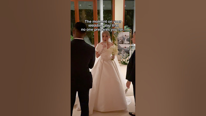 The moment on your Wedding Day that no one prepares you for 🥹