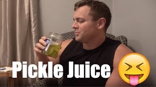 Pickle Juice challenge Funny reaction video