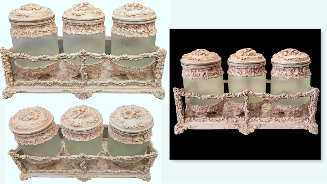 Great Idea from recycled Glass jars/Diy kitchen decor