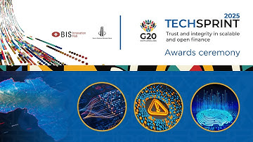 G20 TechSprint 2025 Awards, 11 November — Trust and integrity in scalable and open finance.
