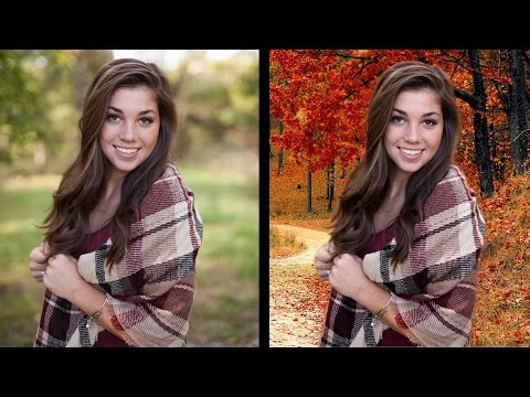 Tutorial Photoshop CS - Cut out pic & change background (mask tool)
