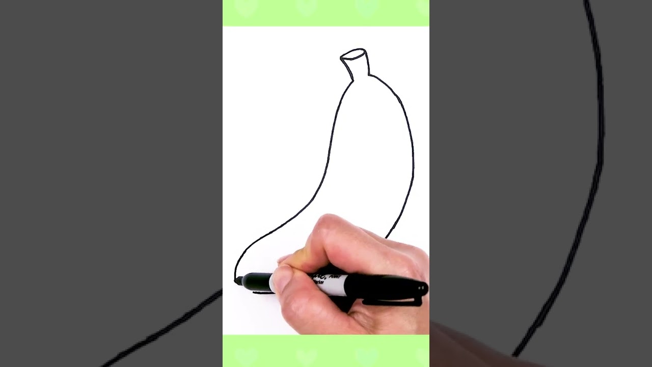 how to draw a banana in speed draw｜TikTok Search