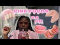 I ONLY ATE PINK FOOD FOR 24 HOURS *BAD BAD IDEA*🤮🥰