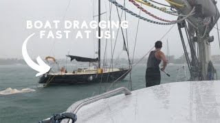 EP. 24 Abandoned Boat DRAGGING ANCHOR RIGHT at US in a STORM