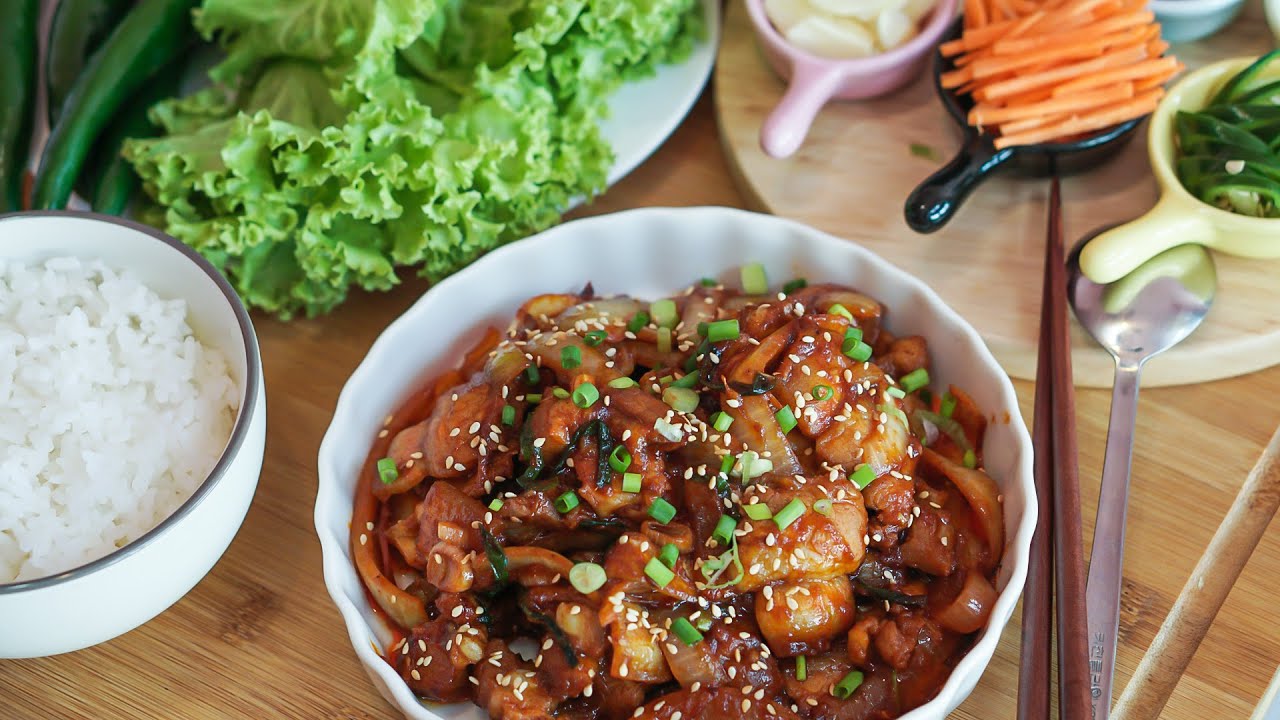 Pork Bulgogi ကိုးရီးယား ဝက်သား ဆလပ် YouTube