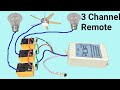 Remote control home appliance using RGB led remote