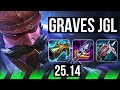 GRAVES vs BRIAR (JGL) | Dominating | EUW Master | 25.14