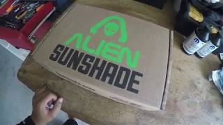 Installing Alien Sunshade for my 2013 Jeep Wrangler JKU!