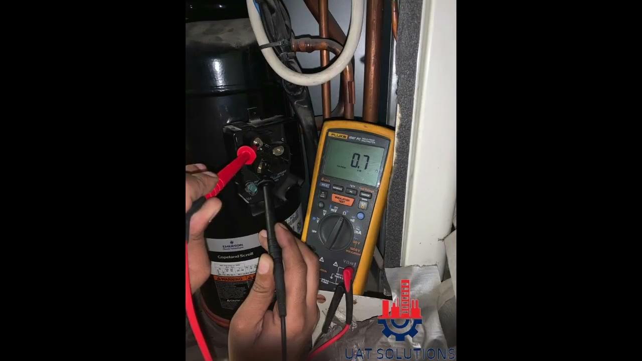 How to check compressor winding and find common starting and running