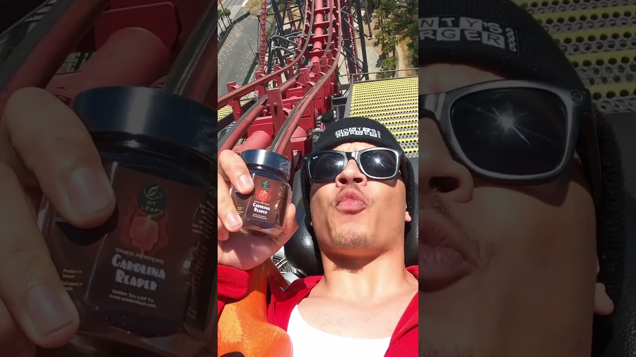 I ate a Carolina Reaper on a Roller Coaster