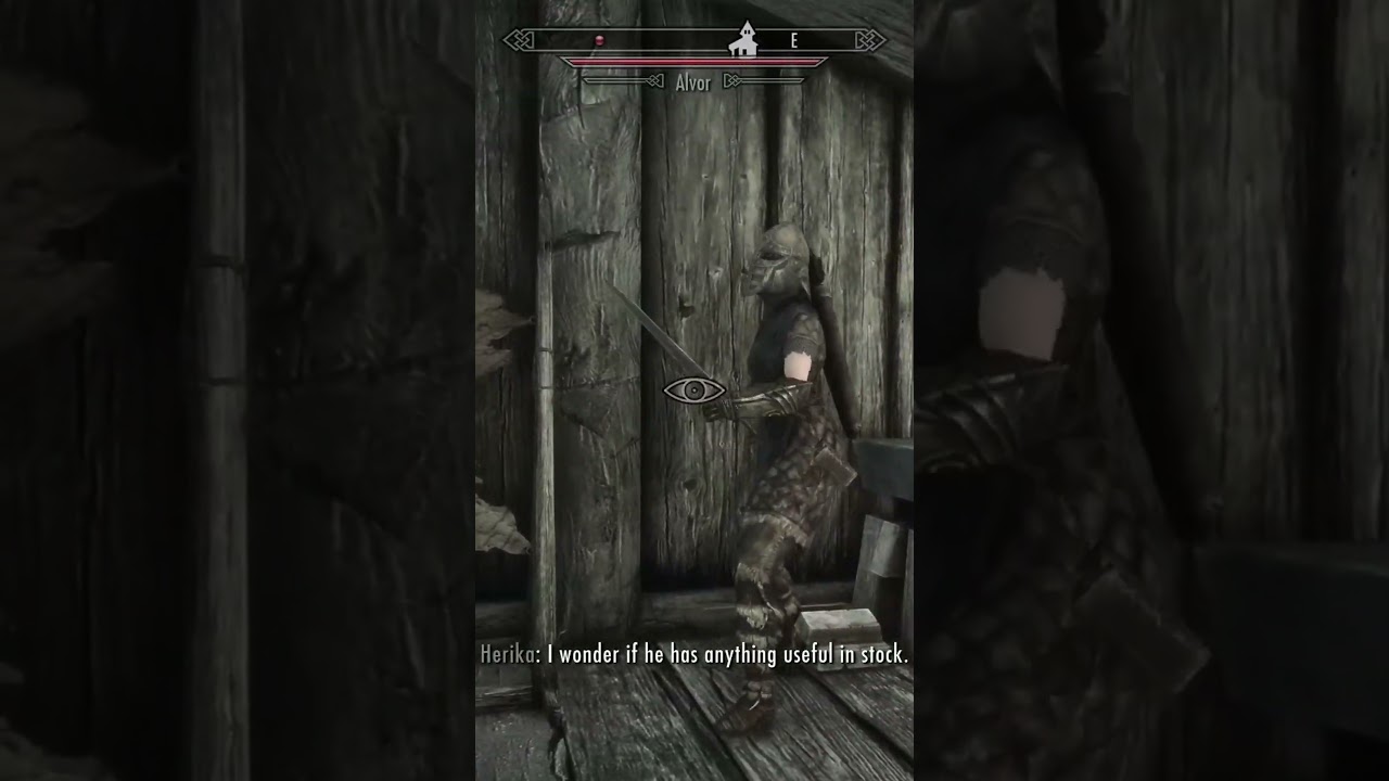 Why did she do that? 😭 #criken #skyrim #cortana