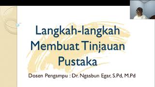 Metologi Penelitian - Tinjauan Pustaka Metologi Penelitian - Tinjauan Pustaka