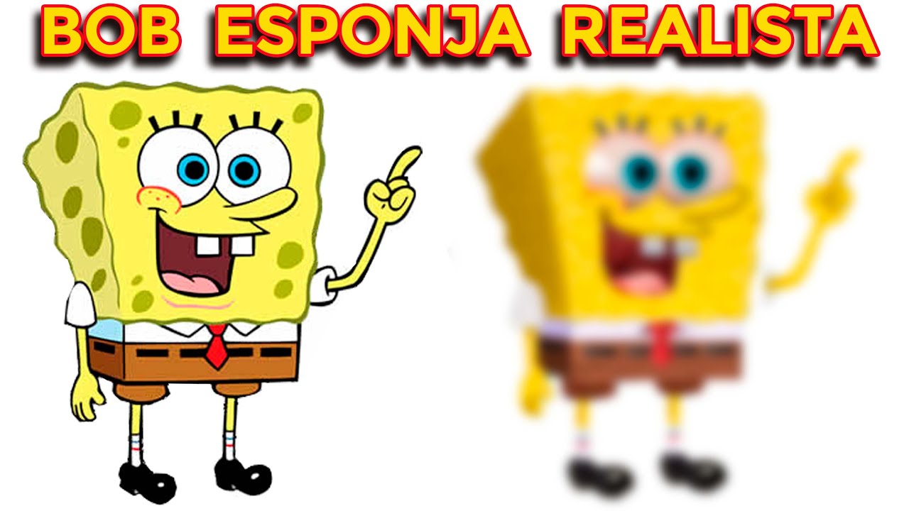 BOB ESPONJA REALISTA ( tutorial) YouTube