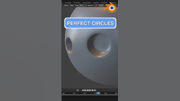 Blender Tip: Perfect Circle Holes #blender3d #3dmodeling #quicktips