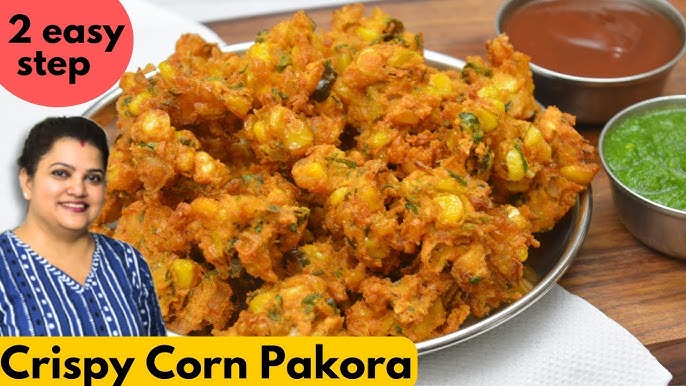 Crispy Corn Pakoda Recipesweet Corn Pakora In Hindi Recipe