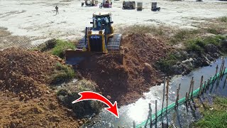 Nicely Dump truck Unloading, Filling Up the Land huge, Bulldozer SHANTUI DH17, Complete Mix 2VDO by TR Machines 1,463 views 2 weeks ago 1 hour, 24 minutes