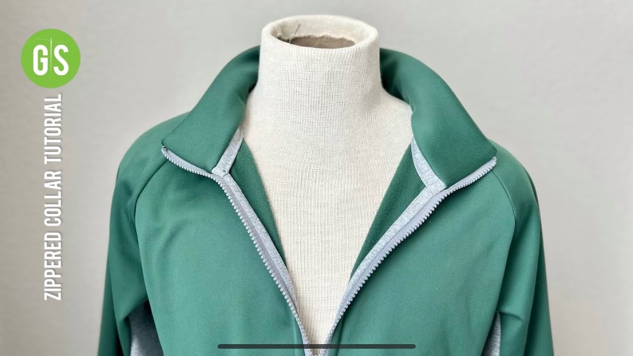 Collared Half-Zip Jacket