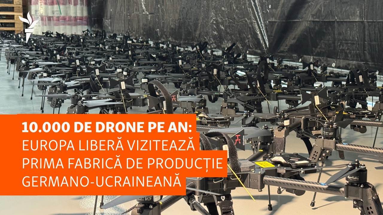 10.000 de drone anual: Europa Liberă la prima fabrică germană-ucraineană de producție