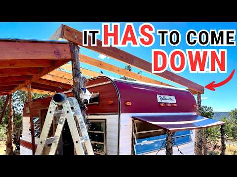 My Camper Cover Is Falling Apart At My Off-Grid Homestead