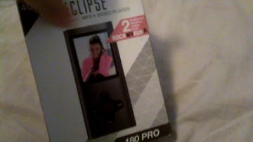 Unboxing A Eclipse MP3 + Video Player