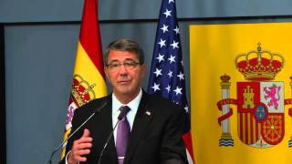 Secretary of Defense Ash Carter and Spain MOD Pedro Morenés: Joint Press Conference - 10/5/2015