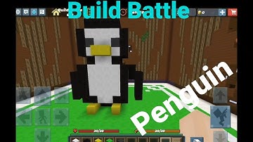 How to build penguin in Blockman Go Build Battle