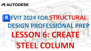 REVIT 2024 FOR STRUCTURAL DESIGN: ADD STEEL COLUMNS