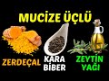 MUCİZE ÜÇLÜ  Zerdeçal Karabiber Zeytinyağı