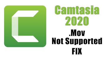 How to use MOV files in Camtasia 2020
