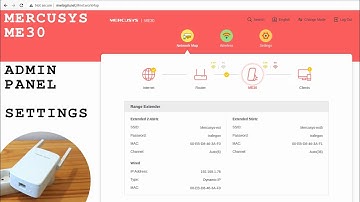 TP-Link Mercusys ME30 Wi-Fi extender • Admin panel login and settings overview