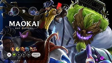 Maokai Support vs Sylas - KR Master Patch 12.22