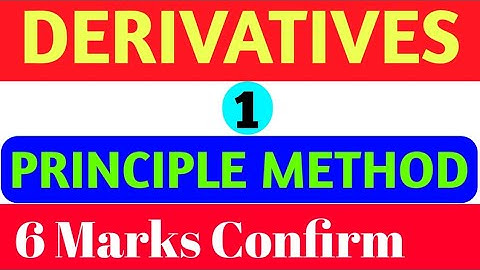 Class 12 Maths || DERIVATIVES || PART 1 || DERIVATIVES FROM FIRST PRINCIPLE || BASIC FORMULA ||