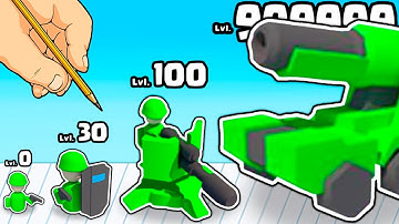 DESENHANDO O EXÉRCITO DE BRINQUEDOS MAIS FORTE DE TODOS | Toy Army: Draw Defense