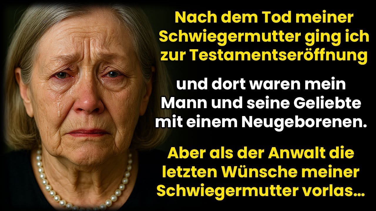 Bei der Testamentseröffnung erschien mein Mann – mit Geliebter und Baby im Arm!